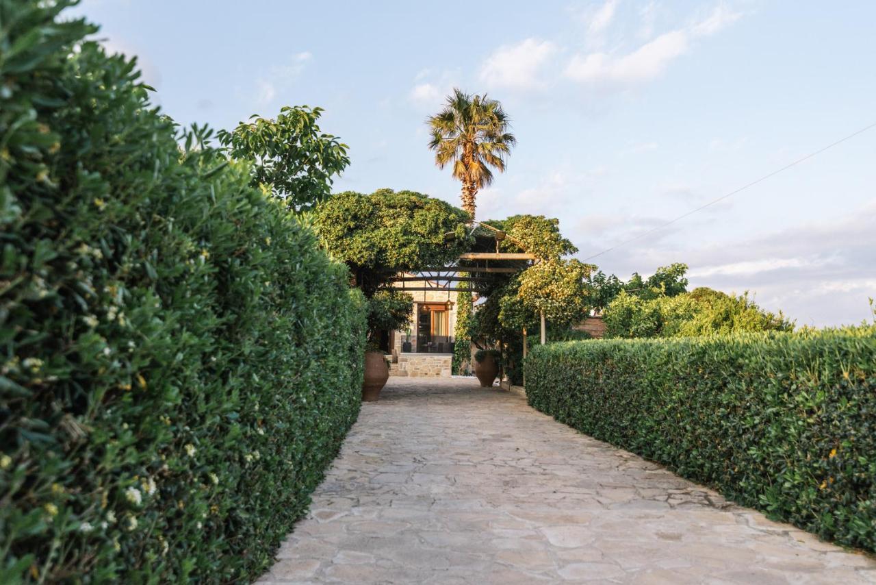 Villa Repsimia with Private Jacuzzi Kokkinos Pyrgos Exterior foto